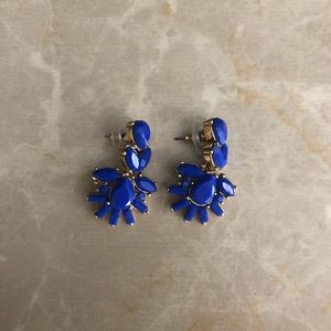 J.Crew Blue Statement Earrings